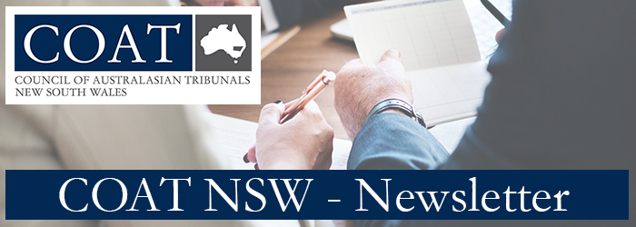 COAT NSW - Newsletter Banner