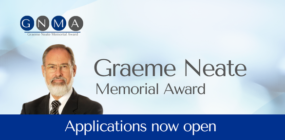 Graeme Neate Memorial Award(2) Graeme Neate Memorial Award - Applications now open