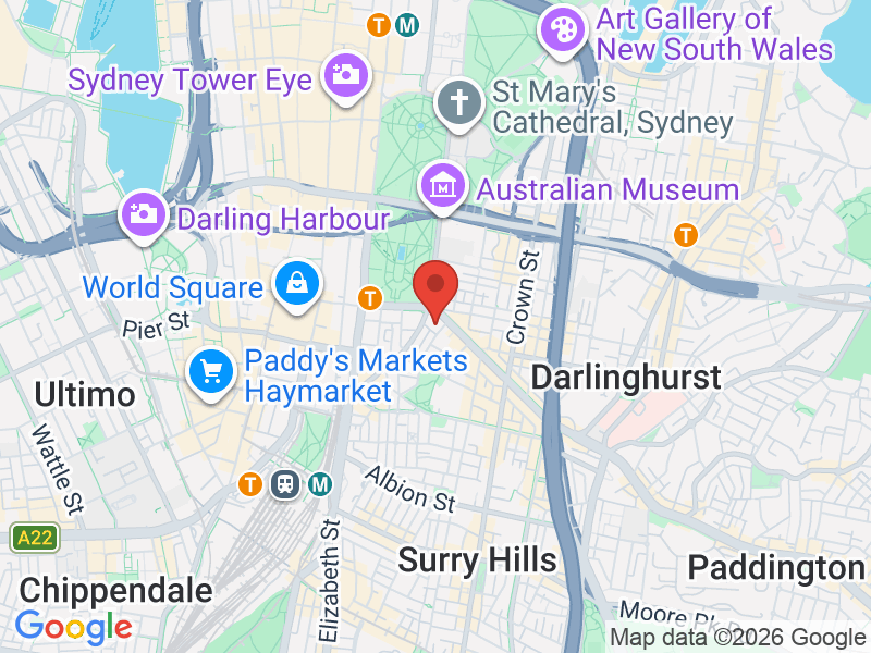 Map of Various Locations in NSW