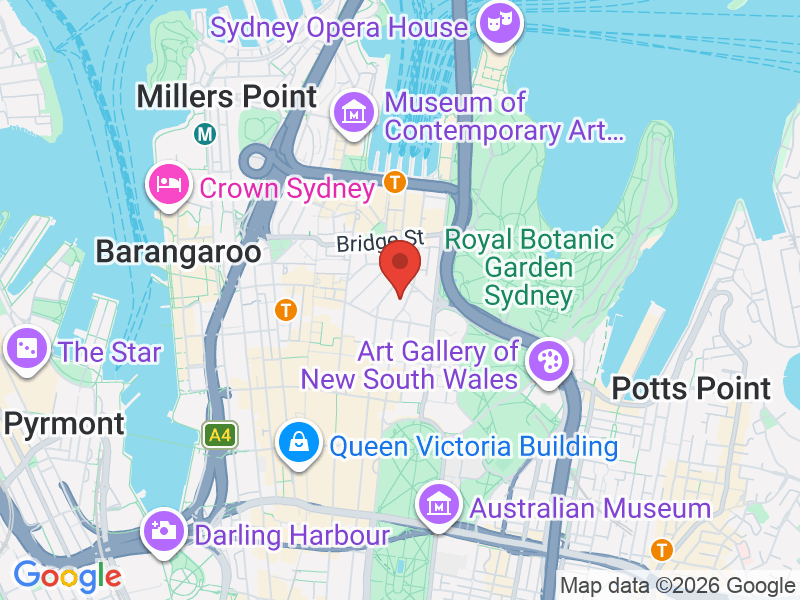 Map of Sofitel Sydney Wentworth