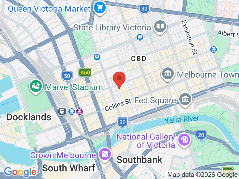 Map of RACV Club