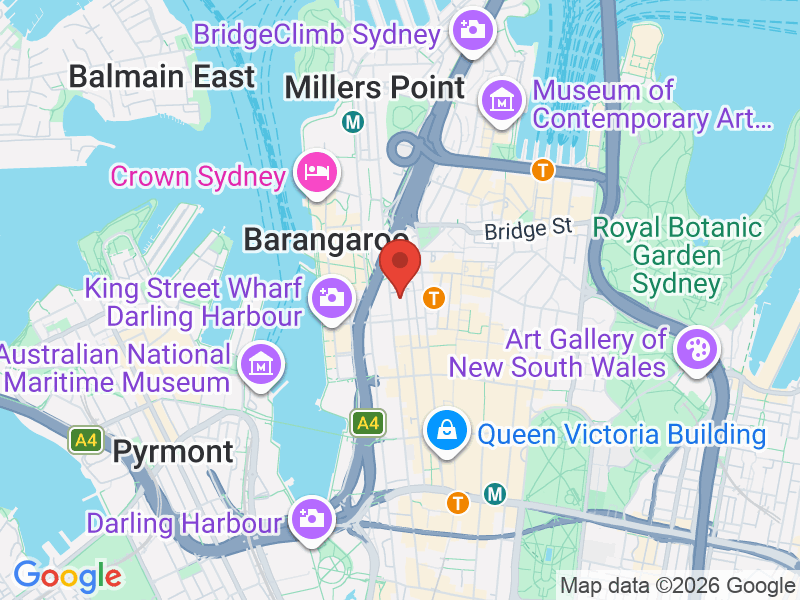 Map of Administrative Appeals Tribunal, Principal Registry,