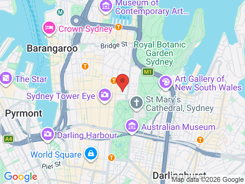Map of Queens Square Law Courts