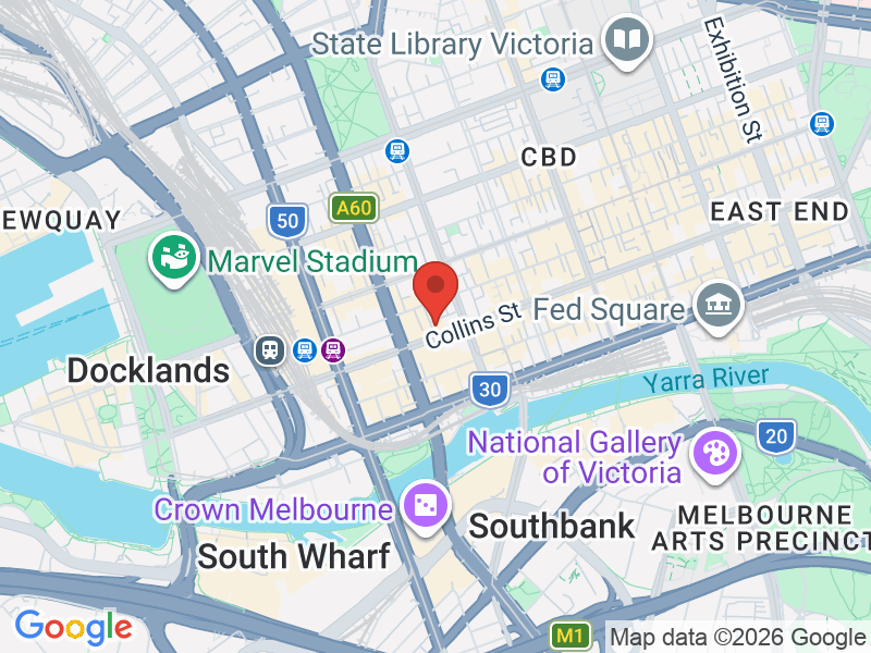 Map of Oaks on Collins